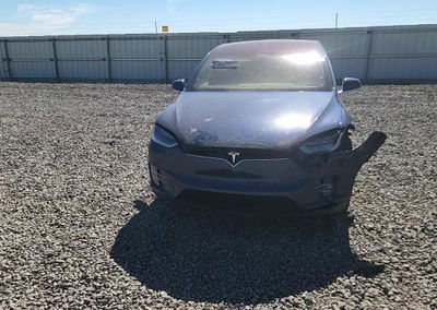 2020 Tesla Model X, daño Frontal, Copart lote 57231956, foto 13 de 14