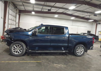 2021 Chevrolet Silverado 1500 4wd  Short Bed Ltz, Front End damage, Iaai lot 45096113, photo 15 of 22