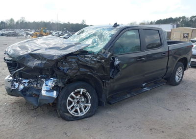 2021 Chevrolet Silverado 1500, пошкодження: Передня частина, Iaai лот 44717978, фото 2 з 11