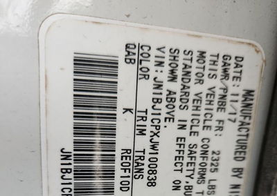 2018 Nissan Rogue Rogue Spor, Rollover damage, Copart lot 78842315, photo 14 of 14