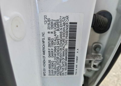 2021 Acura Tlx, Front End damage, Copart lot 46090956, photo 12 of 12