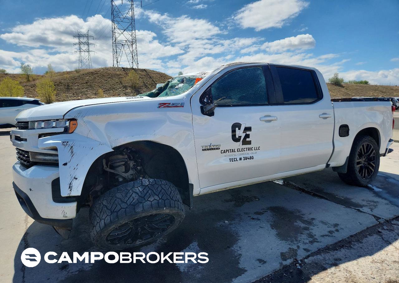 2021 Chevrolet Silverado K1500 Rst, пошкодження: Перекидання, Copart лот 52054166