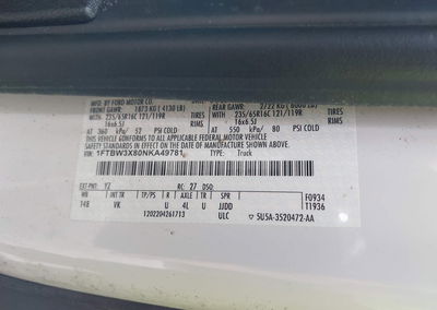 2022 Ford Transit-350 Cargo Van, Right Rear damage, Iaai lot 44781470, photo 9 of 16