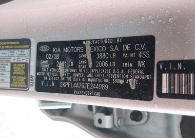 2018 Kia Forte Lx, uszkodzenie: Lewy przód, Iaai lot 45305170, zdjęcie 9 z 18