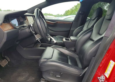 2019 Tesla Model X, Hail damage, Copart lot 57427286, photo 7 of 13