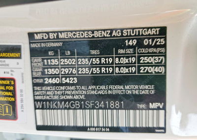 2025 Mercedes-benz Glc 300, daño Frontal, Copart lote 59127606, foto 13 de 13