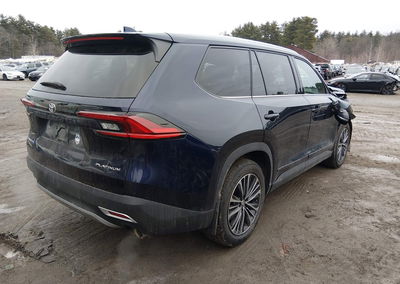 2025 Toyota Grand Highlander Hybrid Platinum Max, Front End damage, Iaai lot 44418947, photo 4 of 17