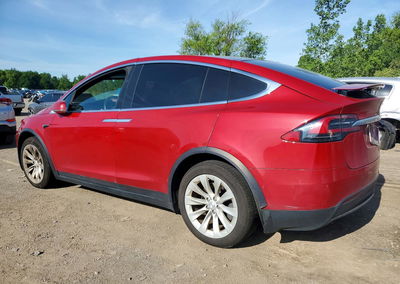2019 Tesla Model X, Hail damage, Copart lot 57427286, photo 2 of 13