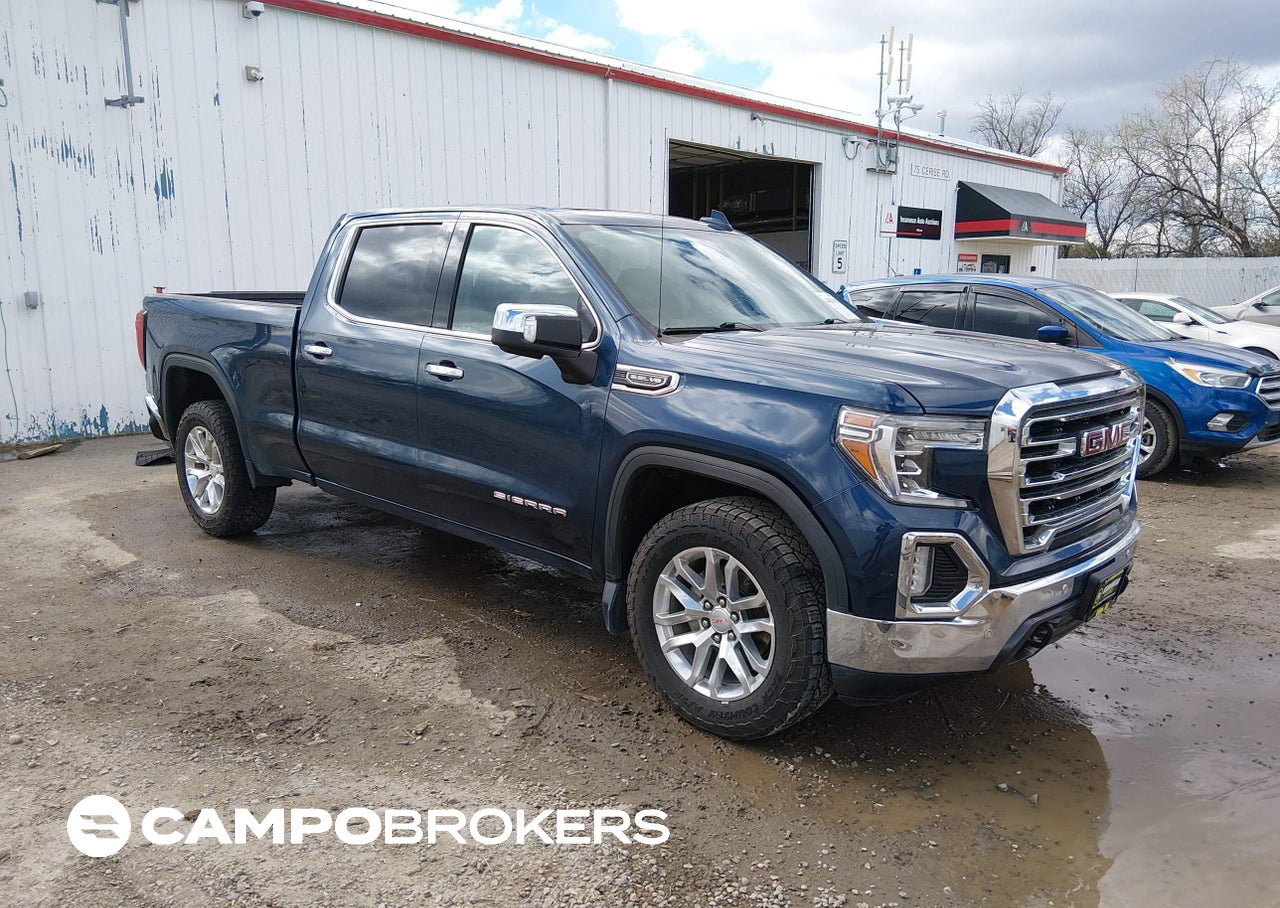 2019 Gmc Sierra 1500 Slt, пошкодження: Задня частина, Iaai лот 44854954