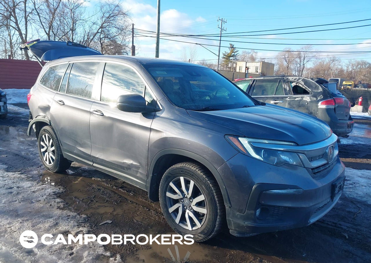 2021 Honda Pilot 2wd Ex-l, uszkodzenie: Tył, Iaai lot 44388934