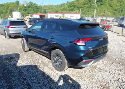 2025 Kia Sportage Hybrid Sx-prestige, Front End damage, Iaai lot 45082311, photo 3 of 17