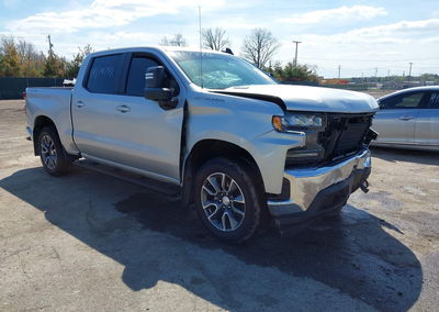 2021 Chevrolet Silverado 1500 4wd  Short Bed Lt, uszkodzenie: Lewy przód, Iaai lot 44874798
