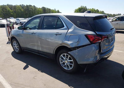 2023 Chevrolet Equinox Awd 2fl, Left Rear damage, Iaai lot 44909500, photo 3 of 16
