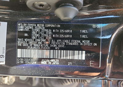 2020 Lexus Nx 300h, daño Frontal, Copart lote 57385506, foto 13 de 15