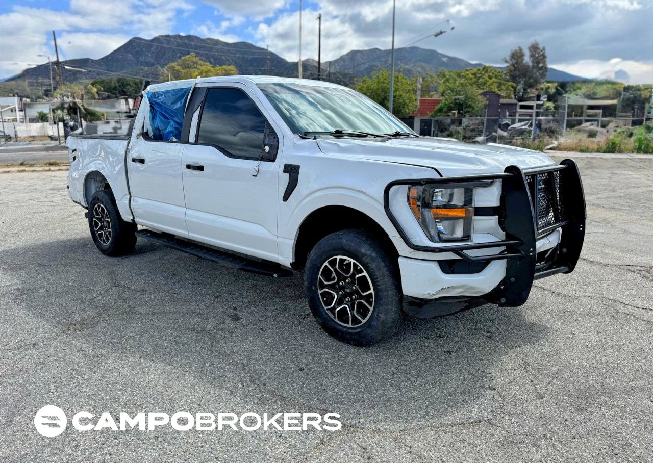 2023 Ford F150 Supercrew, Side damage, Copart lot 57979076