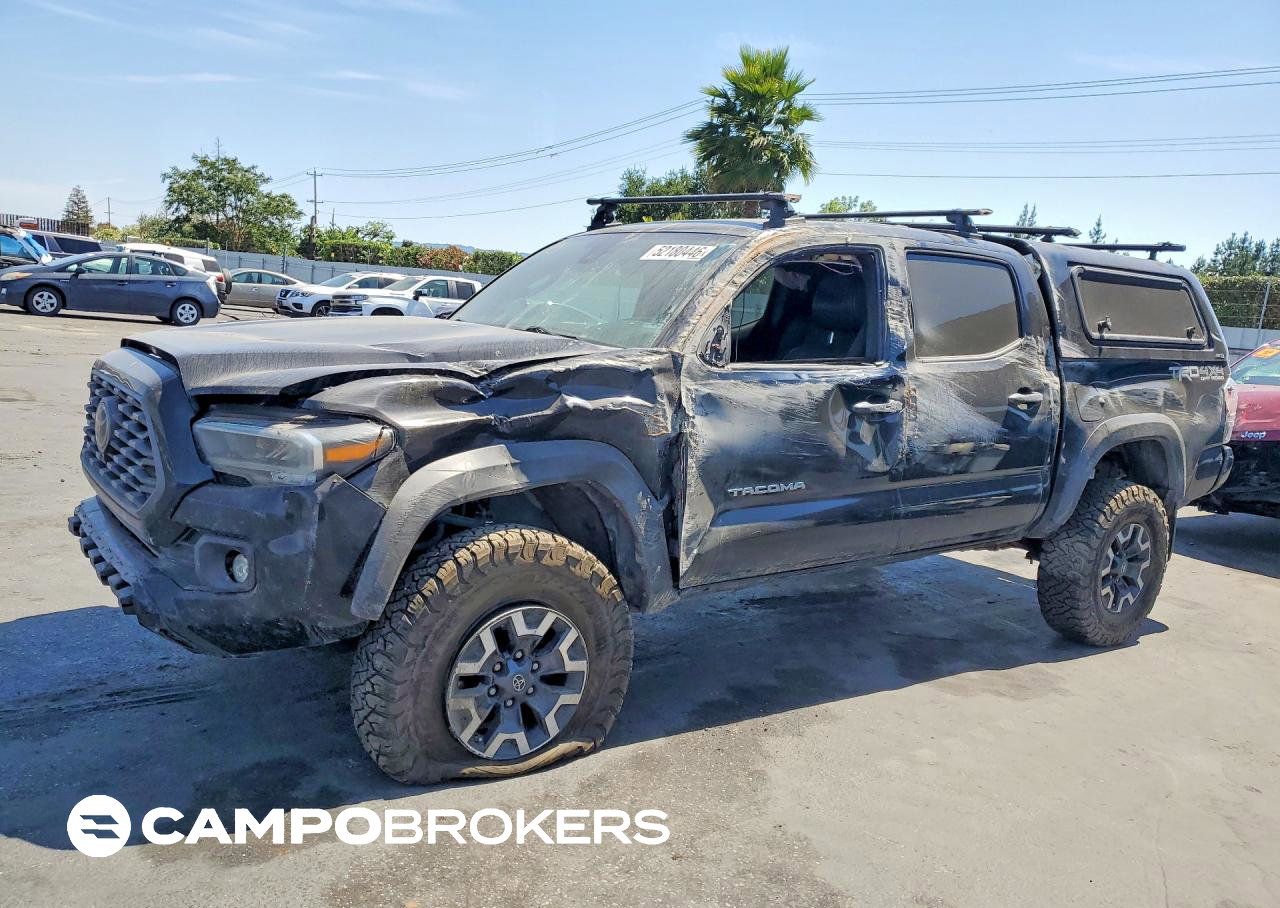 2021 Toyota Tacoma Trd Off-road, daño Volcadura, Copart lote 52180446