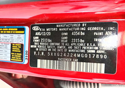 2021 Kia K5 Lx, daño Trasero, Copart lote 53958636, foto 13 de 13