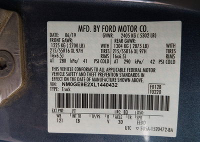 2020 Ford Transit Connect Xl Passenger, daño Granizo, Iaai lote 45267694, foto 9 de 21