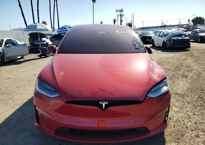 2022 Tesla Model X, uszkodzenie: Drobne wgniecenia/zarysowania, Copart lot 48436405, zdjęcie 5 z 13