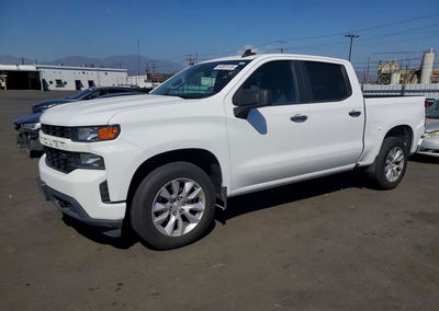 2021 Chevrolet Silverado C1500 Custom, пошкодження: Незначні вм’ятини/подряпини, Copart лот 54307416