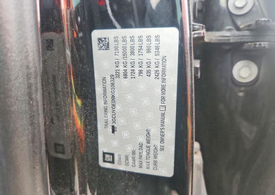 2019 Chevrolet Silverado K1500 Ltz, daño Granizo, Copart lote 53794126, foto 12 de 12