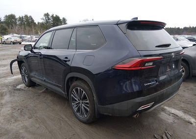2025 Toyota Grand Highlander Hybrid Platinum Max, Front End damage, Iaai lot 44418947, photo 3 of 17