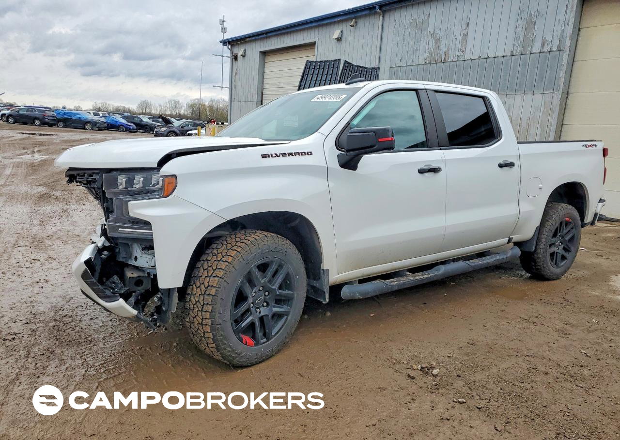 2022 Chevrolet Silverado Ltd K1500 Rst, daño Frontal, Copart lote 49924206