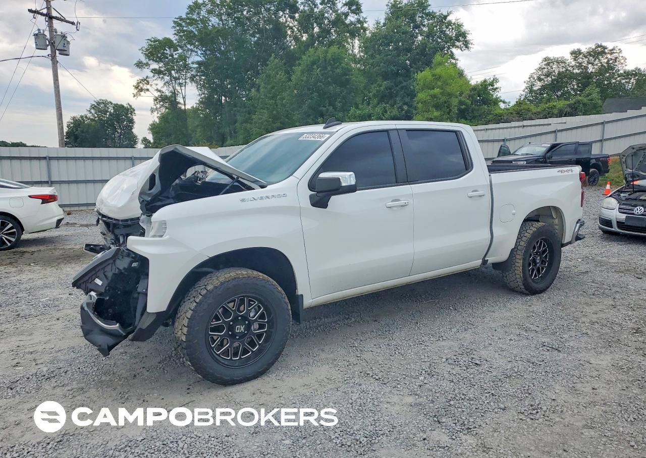 2022 Chevrolet Silverado Ltd K1500 Lt, daño Frontal, Copart lote 53234366