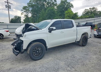 2022 Chevrolet Silverado Ltd K1500 Lt, пошкодження: Передня частина, Copart лот 53234366
