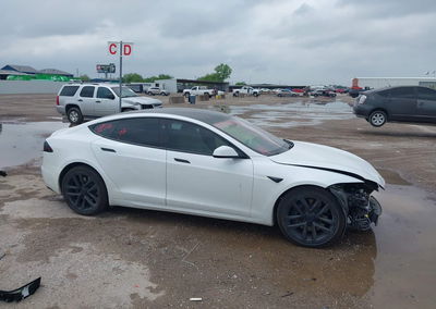 2022 Tesla Model S Dual Motor All-wheel Drive, uszkodzenie: Lewy bok, Iaai lot 44927642, zdjęcie 13 z 18