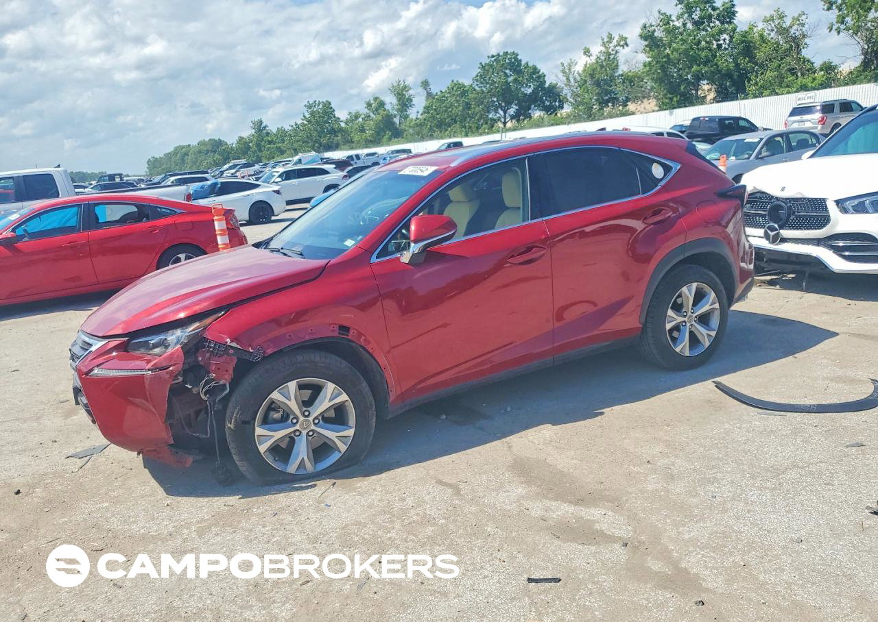 2017 Lexus Nx 200t Base, daño Frontal, Copart lote 57006946