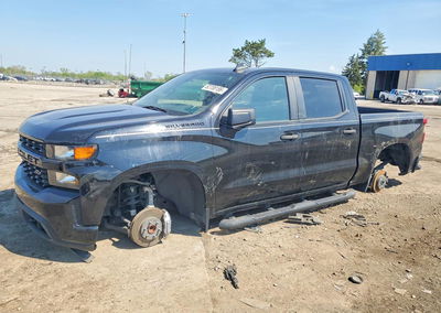 2022 Chevrolet Silverado Ltd C1500 Custom, daño Trasero, Copart lote 52708186