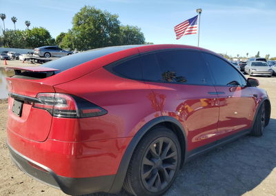 2022 Tesla Model X, uszkodzenie: Drobne wgniecenia/zarysowania, Copart lot 48436405, zdjęcie 3 z 13