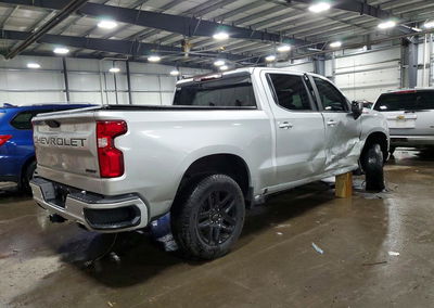 2022 Chevrolet Silverado Ltd K1500 Rst, daño Lateral, Copart lote 55389796, foto 3 de 14