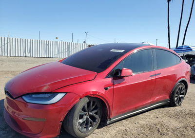 2022 Tesla Model X, uszkodzenie: Drobne wgniecenia/zarysowania, Copart lot 48436405