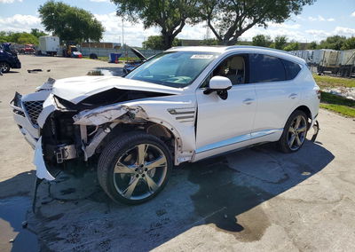 2024 Genesis Gv80 3.5t, daño Frontal, Copart lote 52360276