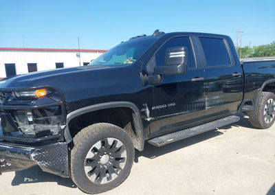 2020 Chevrolet Silverado 2500hd 4wd  Standard Bed Custom, daño Lateral izquierdo, Iaai lote 45055604, foto 11 de 17