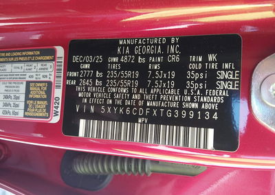 2026 Kia Sportage X-line, daño Granizo, Iaai lote 45120480, foto 9 de 17