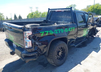 2022 Chevrolet Silverado 2500hd 4wd  Standard Bed Custom, daño Frontal, Iaai lote 44999480, foto 4 de 15