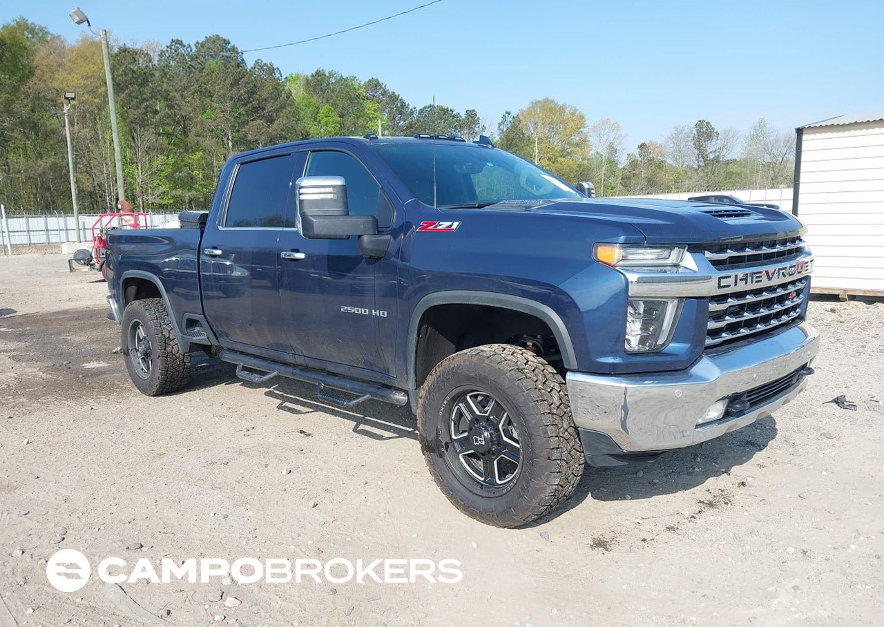 2020 Chevrolet Silverado 2500hd 4wd  Standard Bed Ltz, Theft damage, Iaai lot 44710349