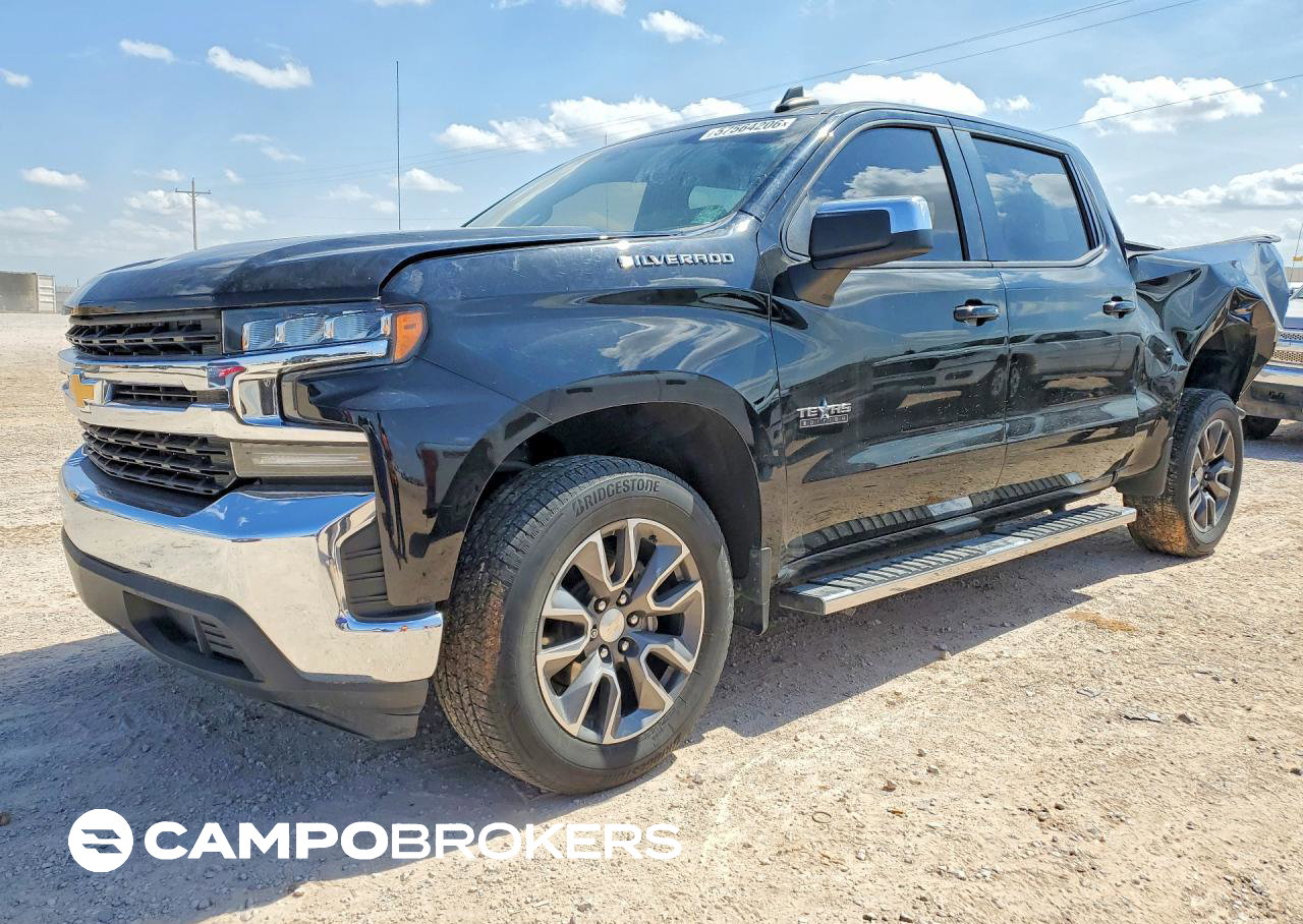 2021 Chevrolet Silverado C1500 Lt, daño Trasero, Copart lote 57564206