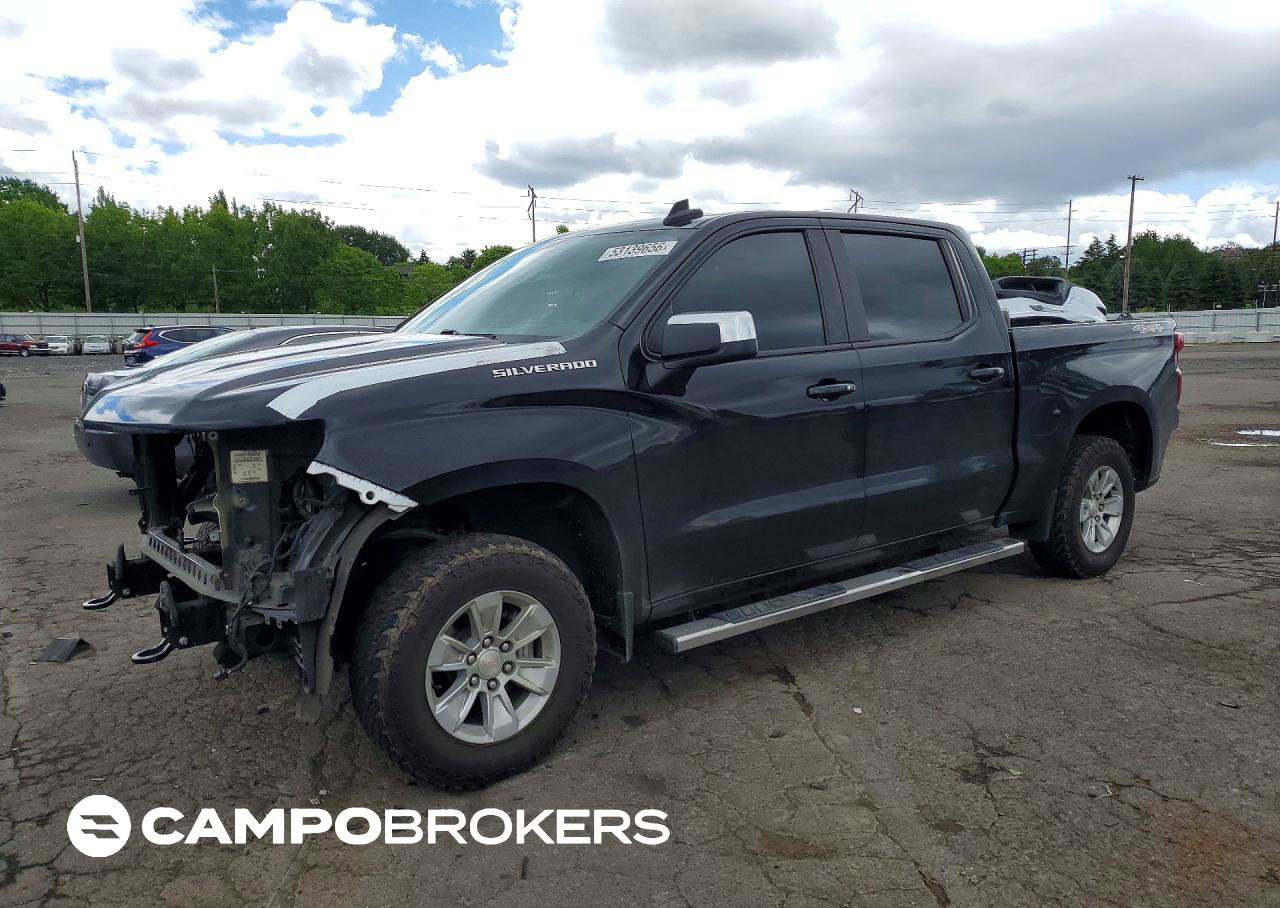 2022 Chevrolet Silverado Ltd K1500 Lt, пошкодження: Передня частина, Copart лот 53139656