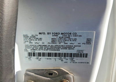 2023 Ford Transit Connect Xlt Delivery Van, пошкодження: Незначні вм’ятини/подряпини, Copart лот 54520436, фото 13 з 13