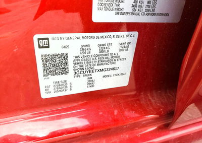 2021 Chevrolet Silverado K1500 Rst, daño Volcadura, Copart lote 54593276, foto 12 de 13