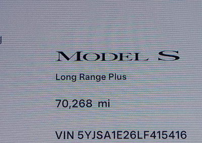 2020 Tesla Model S Long Range Dual Motor All-wheel Drive/long Range Plus Dual Motor All-wheel Drive, daño Lateral derecho,