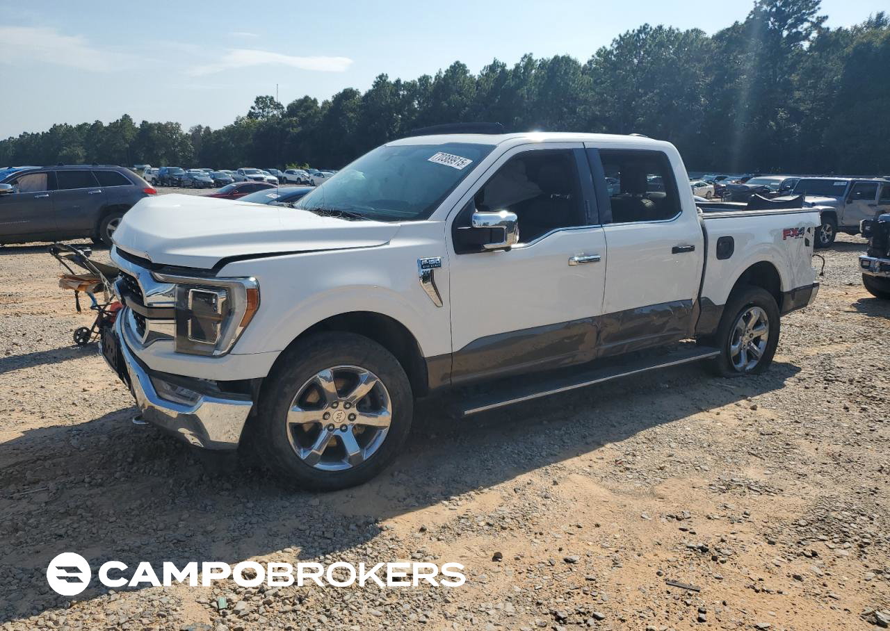 2021 Ford F150 Supercrew, uszkodzenie: Przód, Copart lot 70389915