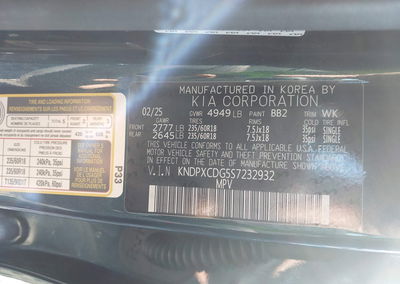 2025 Kia Sportage Hybrid Sx-prestige, Front End damage, Iaai lot 45082311, photo 9 of 17