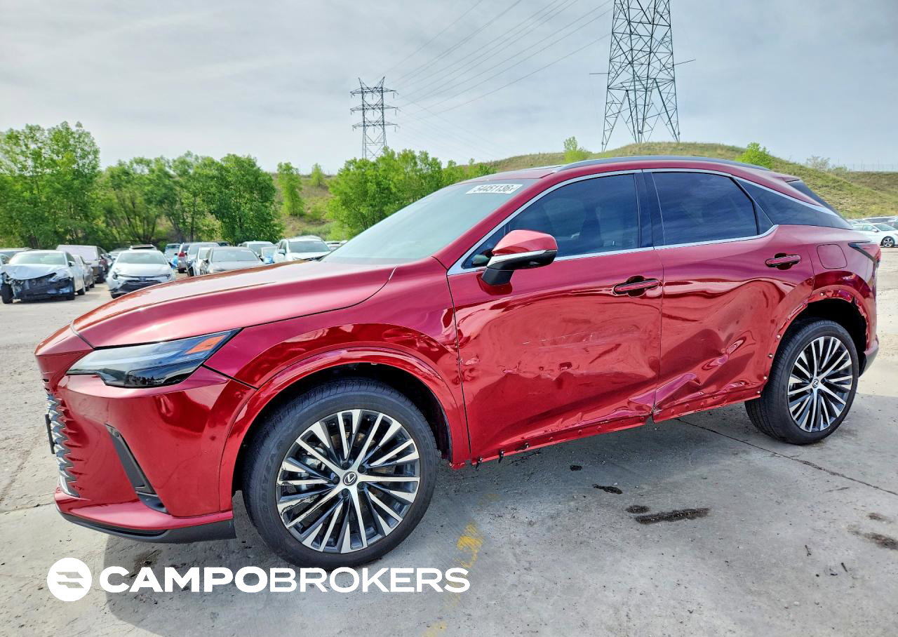 2024 Lexus Rx 350h Premium+, daño Lateral, Copart lote 57171116