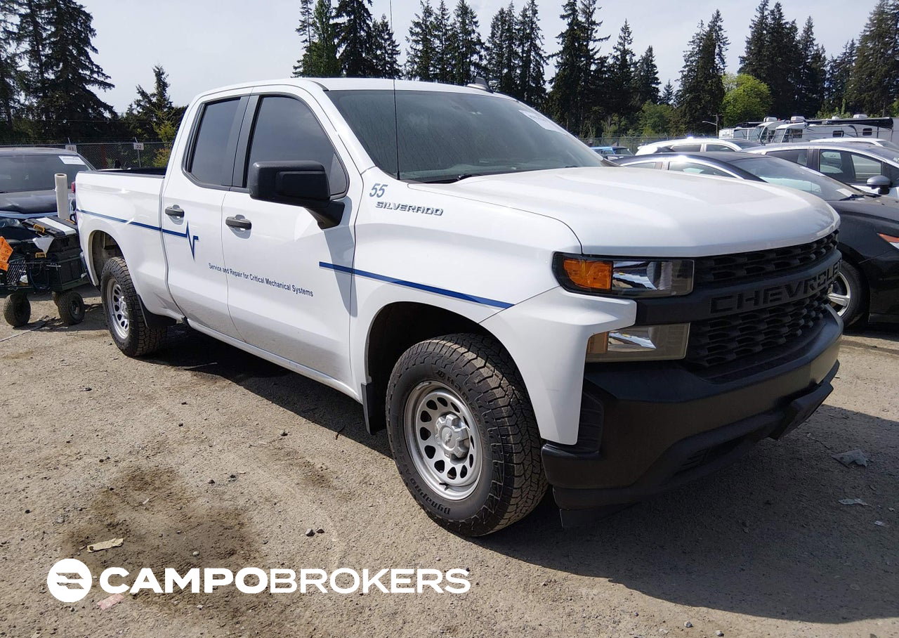 2019 Chevrolet Silverado 1500 Work Truck, daño Lateral izquierdo, Iaai lote 45014200