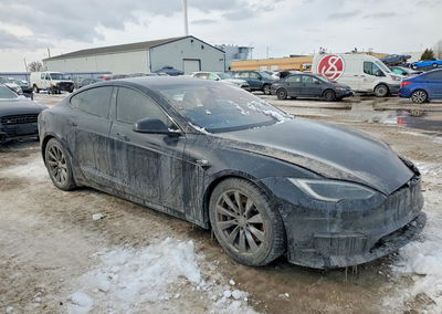 2023 Tesla Model S, пошкодження: Бік, Copart лот 74443725, фото 4 з 12